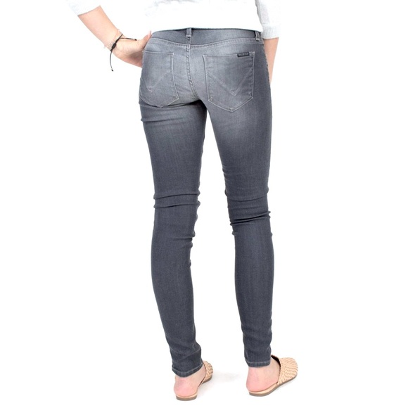 Hudson 𝗞𝗿𝗶𝘀𝘁𝗮 Super Skinny Jeans Gray Sz 28 - Picture 1 of 6